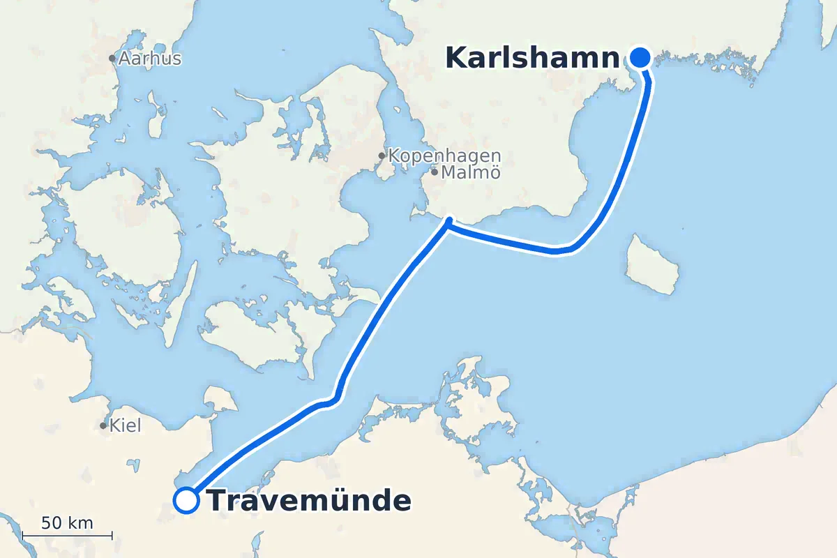 Travemünde - Karlshamn